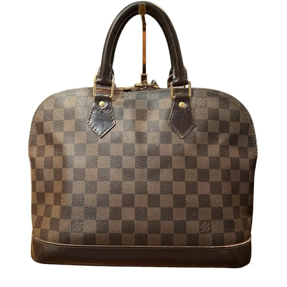Louis Vuitton Damier Ebene Alma Handbag